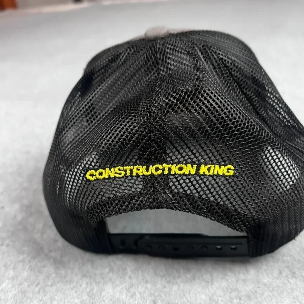 CASE Construction SnapBack Hat Cap Black Mesh Construction Embroidered NEW - Picture 5 of 8